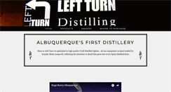 Desktop Screenshot of leftturndistilling.com